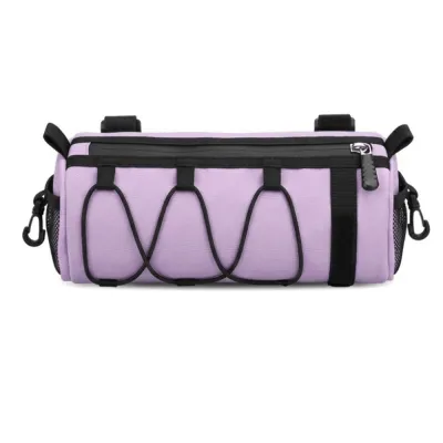 Multifunctional Bicycle Front Tube Bag Waterproof Portable Cycling Storage Bag Frame Pannier Durable Road Bike Hanging Bag Outdoor Use