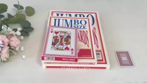 Yuanhe Jumbo Large Playing Cards - Giant Deck of Cards Oversized Full Deck Huge Poker for Casino Party Decorations 10.5x14.5 inch