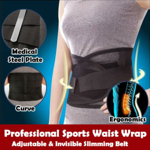 🇸🇬 Breathable Lumbar Support Belt for Back Pain Relief / Adjustable Double Pull Lumbar Brace / Lower Back Belt