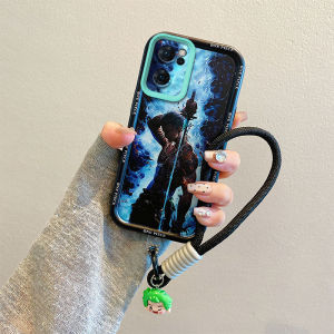 OPPO A5X Case For OPPO A5X 4G/5G【Lanyard + Four corners are shock-proof silicone soft case cartoon cute female boy camera protection phone case cover-Y1】