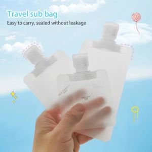 30/50/100ml Shampoo Makeup Fluid Sub Bottle Packaging Bottle Portable Travel Liquid Soap Bottle Cosmetic Filling Bag Packing Bag
