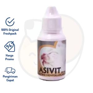 Asivit Drop 30ml Vitamin Memperlancar Asi Induk Kucing Cat Kitten