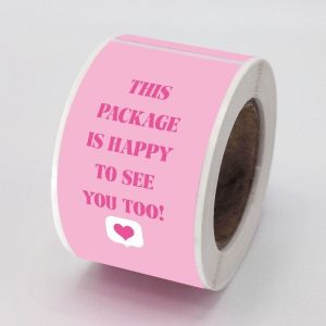 100pcs/roll Ins Creative Wholesale Adhesive Packaging Label Tape Sealing Adhesive Gift Packaging