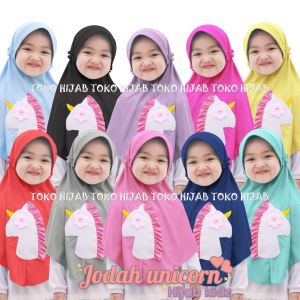 Jilbab Hijab Anak Joda Unicorn Lucu / Jilbab Anak / Hijab Anak Lucu / Hijab Anak Paud / Kerudung Anak Bergo Murah /  / Kerudung Instan Anak Permpuan / Bergo Anak TK Jersey / Jilbab Jersey Anak / Jilbab Hijab Kerudung Anak Bergo Lucu Murah Kekinian Terbaru