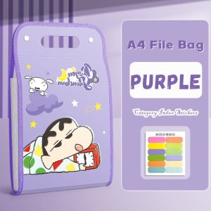 สั่งซื้อเลย! แฟ้มซองประเภทหีบเพลง1ชิ้นที่จัดระเบียบโฟลเดอร์ไฟล์มีกระเป๋า13ช่องแฟ้มเอกสารที่ขยายได้มีป้ายกำกับกระดาษเอกสารที่สามารถเตลื่อนย้ายได้ สำหรับนักเรียนชั้นอนุบาล (ขนาด A4)