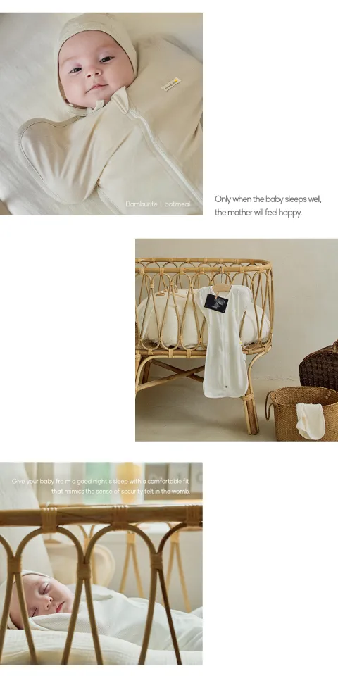 Malang Honey] Korean Newborn Swaddle Blanket Sleep Sack Butterfly
