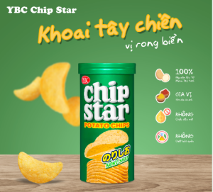 Bánh Snack Khoai Tây Chipstar YBC Nhật Bản 45g