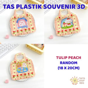 TAIYO Tas Plastik Souvenir 3D Ziplock Goodie Bag Hampers Hadiah Bingkisan Pesta Ulang Tahun Party