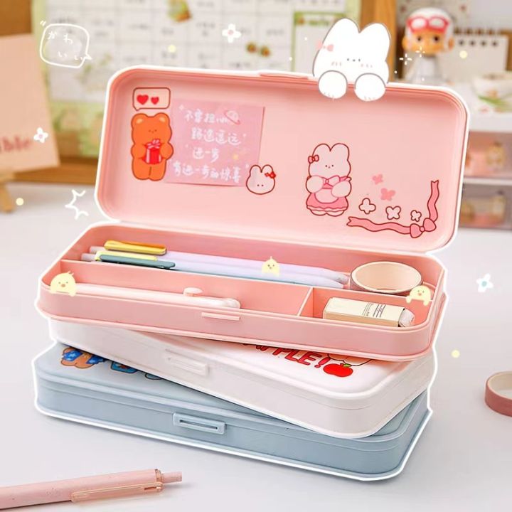 Kotak Pensil Minimalis Pencil Case Aesthetic pencil box for student organization