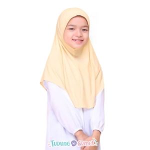 Set B AWNING SCUBA Tudung Sekolah TUDUNGSICOMEL awning onpoint less iron