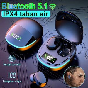 COD Headset Bluetooth full bass Earphone Bluetooth  Nirkabel TWS Original Hedset  Sentuh tampilan Digital Tahan Air dengan MikrofonSuper Bass Earbud dengan Headset Handfree dengan Kontrol Sentuh 3500MAh untuk semuaiPhone Xiaomi Samsung Huawei  Realmi Vivo