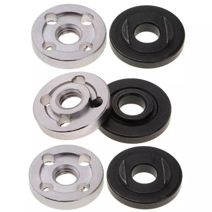 6Pcs Lock Nuts Flange for Makita 9523 Nut Inner Outer Kit Angle Grinder ...