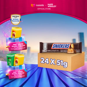 -MINGYUs Favorite- [Outer Deals] Snickers Peanut Bar Single 51g Chocolate / Recharge (24s)