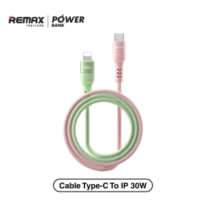 Remax Cable รุ่น CB16 สายชาร์จเร็ว Type-C to Type-C / Type-C to IP 65W / 30W มีประกันศูนย์ไทย