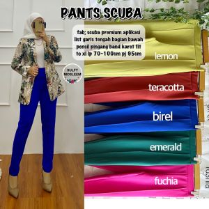 PANTS SCUBA CELANA PENSIL LIST LP MAX 100CM PJ 95CM