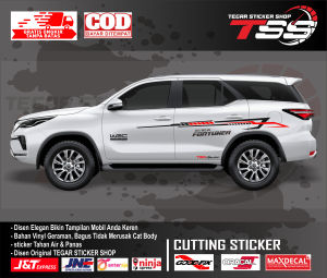 sticker mobil fortuner sticker mobil toyota fortuner sticker mobil keren sticker motif variasi body mobil keren