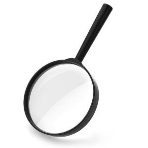 90MM Magnifying Glass 3X Handheld Reading Magnifier Educational Toys for Reading Jewelry Home Office Desk Accessories Book Magazine