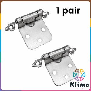KLIMO 2Pcs Self-Closing Cabinet Hinges for Secure Home Storage