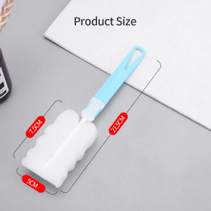 Kissdora Portable bottle brush with foldable sponge cleaning brush