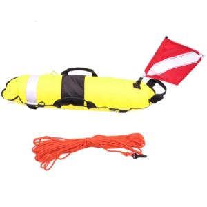 Scubas Diving Surfaces Marker Signal Float Replacement Buoys Signal Float With Flag And Rope Spearfishing Float Enduring
