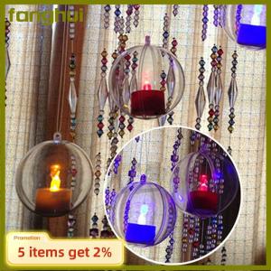 fanghui Hộp quà tặng trang trí Giáng sinh bằng nhựa mở trong suốt