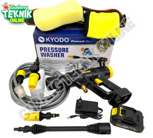Jet Cleaner CORDLESS KYODO PROWASH NEO 20V / Mesin Cuci Steam Motor Mobil BATERAI BATTERY Alat Setim Portable Portabel Pressure Wash KYODO