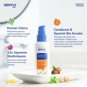 Gently Candlenut Shampoo | Shampoo Kemiri Bayi Dan Anak (Bpom)