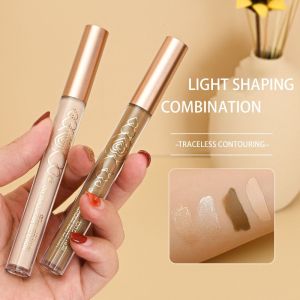 Highlighter Concealer Stick Contour Pen Glitter Liquid Eyeshadow Brightening Long-lasting Waterproof