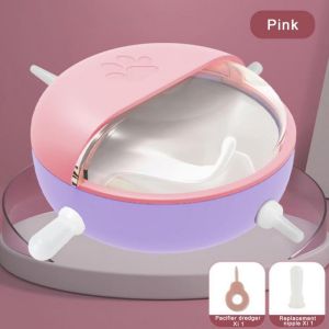 Pet Feeding Milk Bowl Dog Cat Simulation Pacifiers Kitten Puppy Nursing Station Milk Feeder Device Pet Supplies