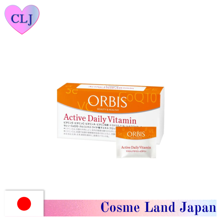 Japan ORBIS Active Daily Vitamins for 30days' worth [4tablets × 30packs