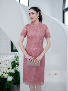 All Ladies เดรสลูกไม้ Hiend ใยบวบดอกลอย