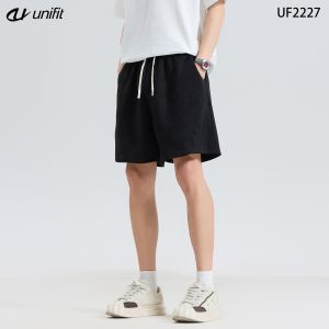 UNIFIT Micro Suede Fabric Shorts For Mens And Womens Above The Knee Shorts Menswear UF2227