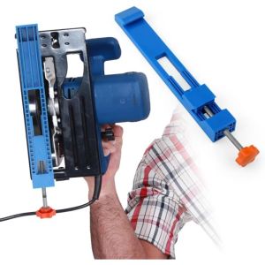 SJJL MALL ABS Cutting Machine Base Guide Rail High-Precision Adjustable Edge Positioner Grinder Fixture Accessory Durable Circular Milling Positioning Clamps for Woodworking