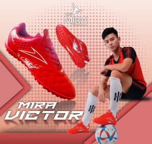 ( TẶNG  QUÀ KEO LEN+ VỚ )giày đá banh mira VICTOR đá bóng sân cỏ mini bóng đá dày rẻ rẽ futsal