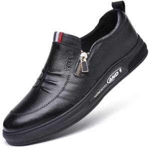 easy soft Leather shoes for men formal shoes New Design British Style Black white Business Shoes