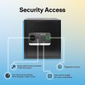 Yale Stellar 390/DB2 Large Security Safe - Biometric - Digital Pad - 2x Override Keys - USB Port For Emergency Power. 