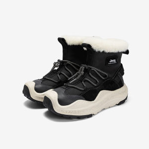 Jeep spirit mary jane New Winter Warm and Fleece Wear resistant Anti slip Womens Shoes
