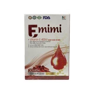 Vitamin E Hoa Anh Thảo+ tặng 30v C Cải thiện khô hạn đẹp da Người bị U uống thoải mái