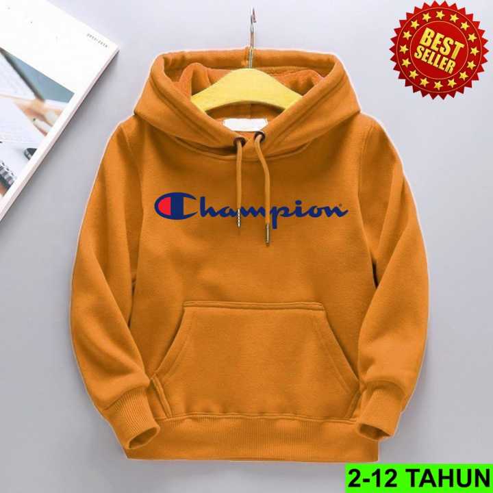 Hoodie Anak Laki Laki Perempuan Sweater CHAMPION Anak Usia