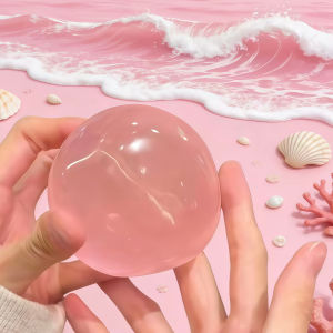 [Hot]Coconut Oil Squishy Ball Toy Vaseline Stress Relief Ball Fidgets Toy Non Rebound Shapeable