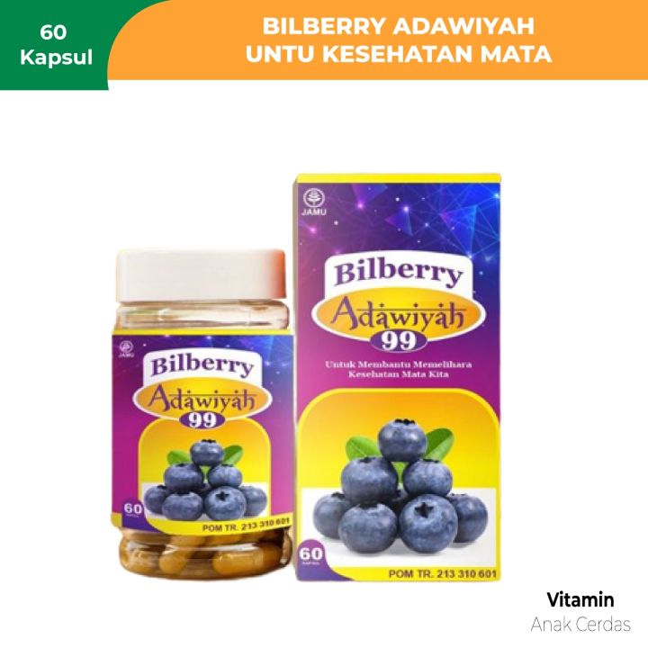 Bilberri Adawiyah 99 Kapsul Ekstrak buah bilberry Bermanfaat Sebagai