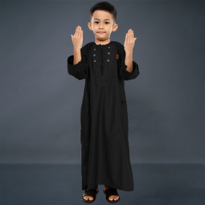 Jubah Anak Laki-laki Kawan Muslim Bahan Katun Toyobo Usia 1 Sampai 14 Tahun