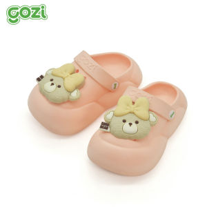 Dép Sục Trẻ Em GOZI Kiểu Dáng Thời Trang Nhựa Eva Chống Nước Chống Trượt GZ6012 - Tặng 4 Charm