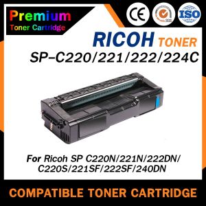 HOME Toner ตลับหมึกเทียบเท่า C220/C240/220/240 BKCMY สำหรับ Printer Ricoh SP C220N/221N/222DN/C220S/221SF/222SF/240DN/240SF