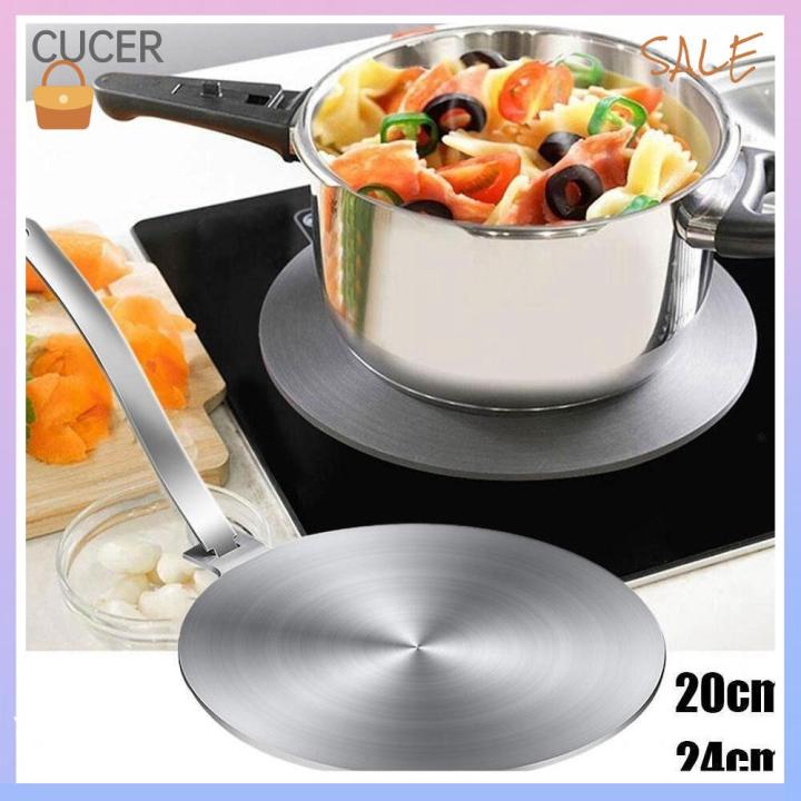 CBT Silver Induction Hob Converter Plate Diffuser Kitchen Tool Heat