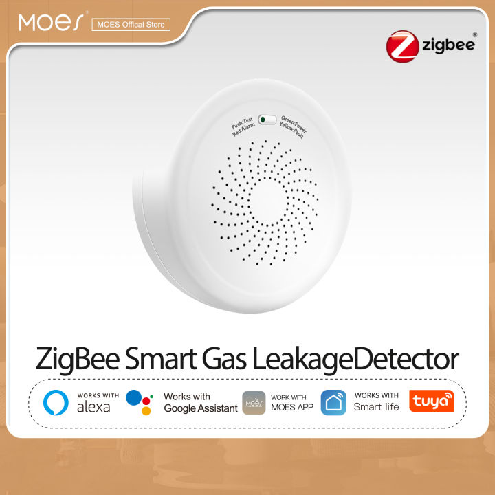 MOES Smart ZigBee Gas Leakage Detector Combustible Sensor Tuya Smart ...
