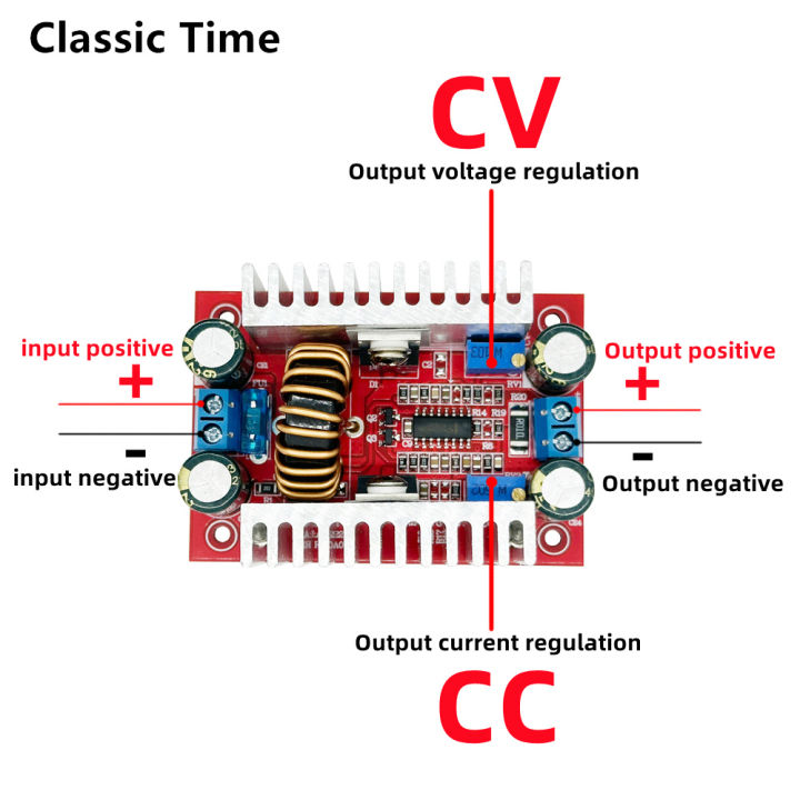 Dc 400 Wát 15A Step-Up Bộ chuyển đổi tăng áp dòng không đổi cung cấp ...