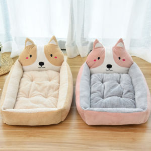 Winter Warm Puppy Cat Bed Sofa Washable Cartoon Pet Beds for Small Dogs Cats Yorkies Katten Kennels Pets Products Accessories2026