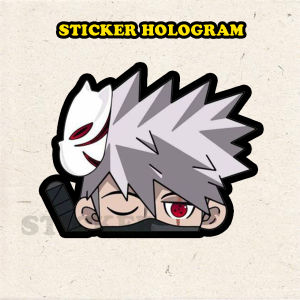 Stiker Hologram Kakashi ukuran 8 cm