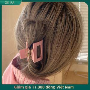 QK FA ✨ Thời trang Acrylic móng vuốt tóc vuông Acrylic tóc clip cho phụ nữ cô gái nhiều màu sắc kẹp tóc đuôi ngựa tóc Clip Phụ kiện tóc